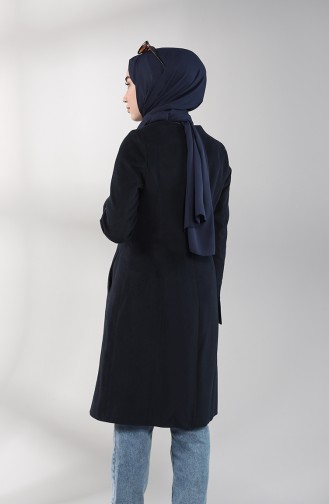 Pocket Cachet Coat 1777-01 Navy Blue 1777-01