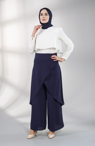 Navy Blue Culottes 3209-01