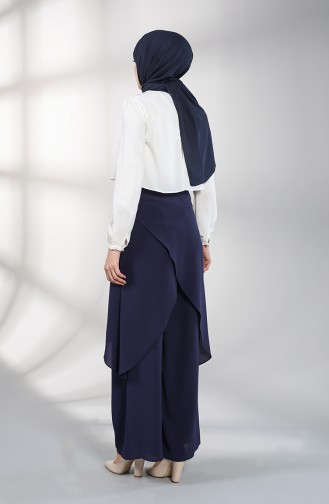 Navy Blue Culottes 3209-01