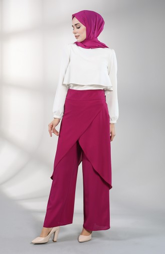 Jupe-Pantalon Fushia 3209-03