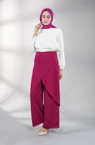 Jupe-Pantalon Fushia 3209-03