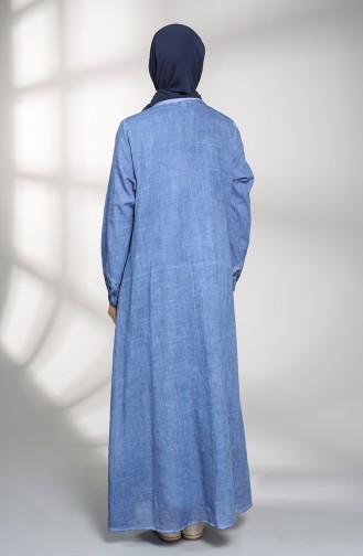 Robe Hijab Bleu 9898-05