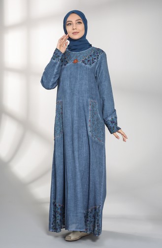Robe Hijab Indigo 9898-08
