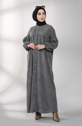 Robe Hijab Gris 21K8123-04