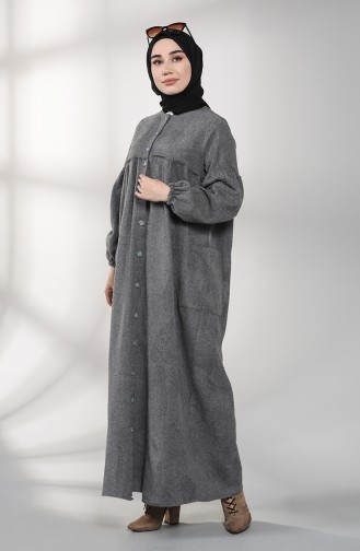 Robe Hijab Gris 21K8123-04