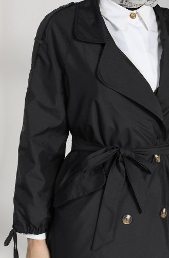 Schwarz Trench Coats Models 1484-04