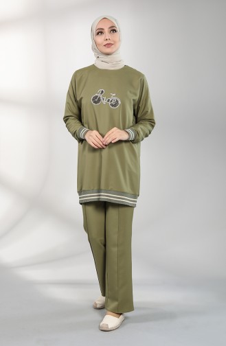 Stony Tunic Trousers Double Suit 0299-06 Khaki 0299-06