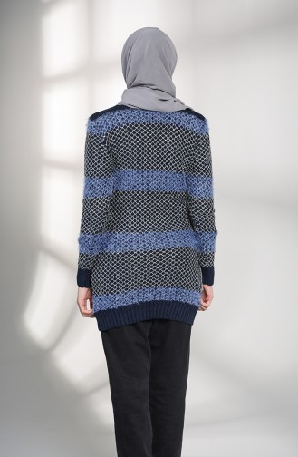 Navy Blue Sweater 8024-03