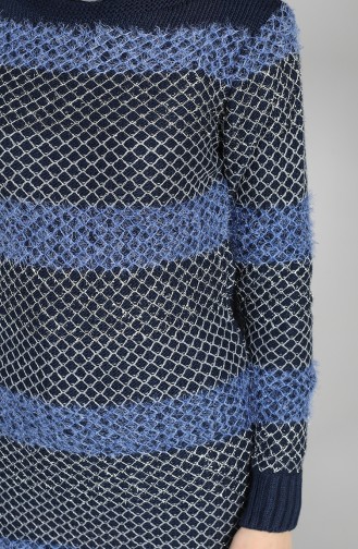 Navy Blue Sweater 8024-03
