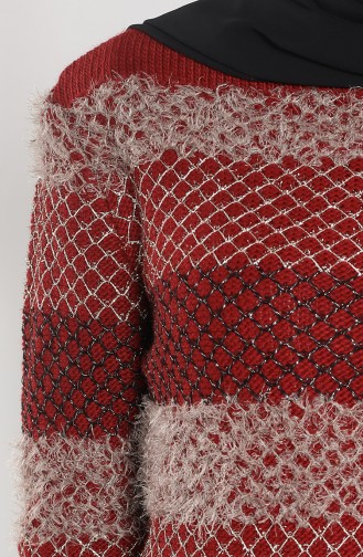 Claret Red Sweater 8024-06