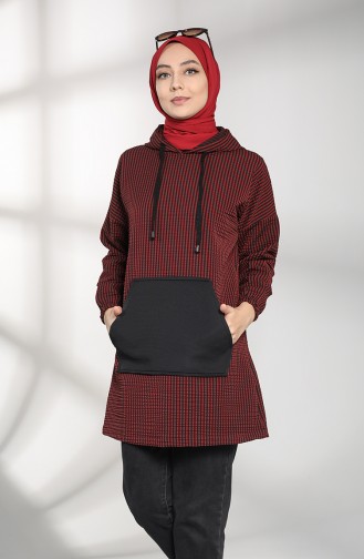 Claret red Sweatshirt 5341-06