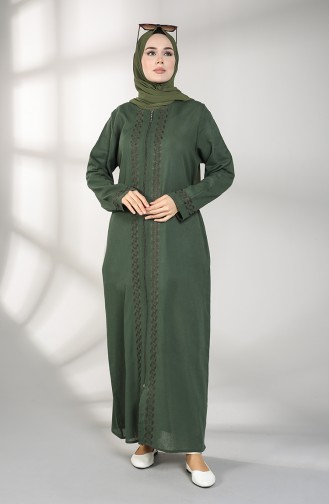 Khaki Abayas 9696-02