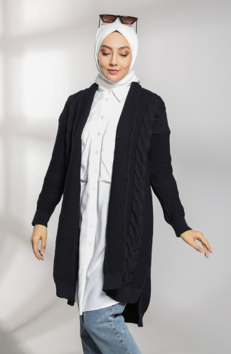 Navy Blue Cardigans 0618-01