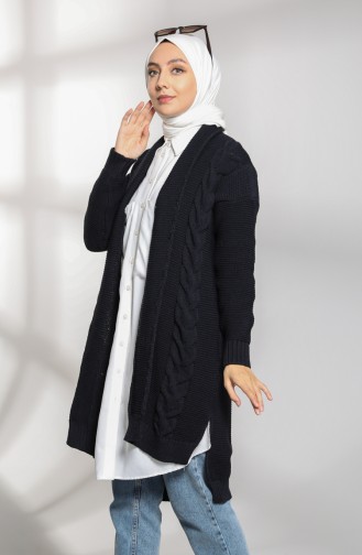 Navy Blue Cardigans 0618-01