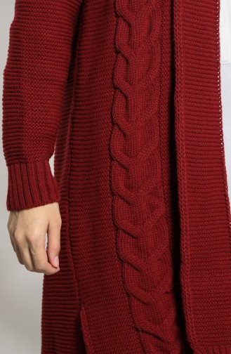 Claret Red Cardigans 0618-05