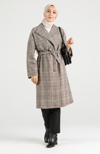 Belted Stamp Coat 0302-02 Mink 0302-02