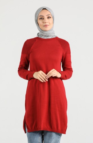 Claret Red Sweater 0548-06