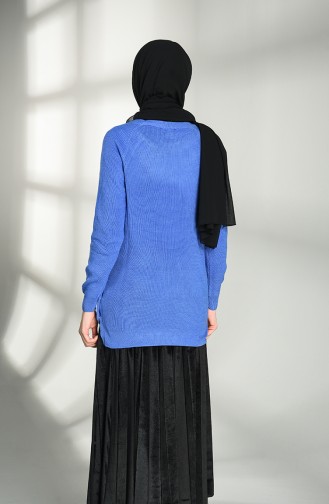 Blau Pullover 0589-01