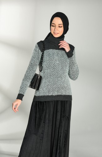 Grau Pullover 0591-01