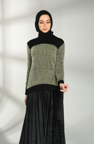 Pistaziengrün Pullover 0591-02