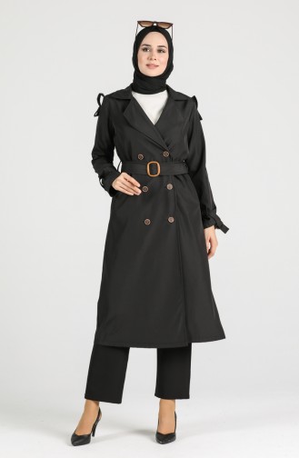 Black Trench Coats Models 5069-03
