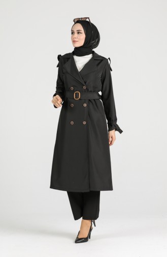 Black Trench Coats Models 5069-03