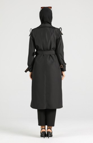 Black Trench Coats Models 5069-03