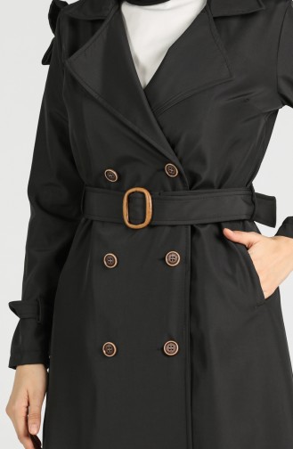 Black Trench Coats Models 5069-03