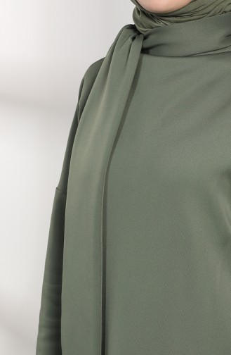 Scuba Fabric Tunic Trousers Double Suit 21008-01 Khaki 21008-01