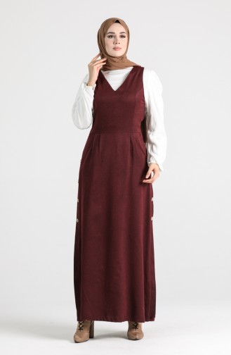 Robe Hijab Bordeaux 3217-04