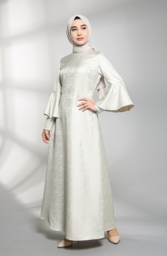 Wassergrün Hijab Kleider 60201-01