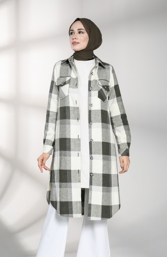 Checkered Tunic 3402-01 Khaki 3402-01