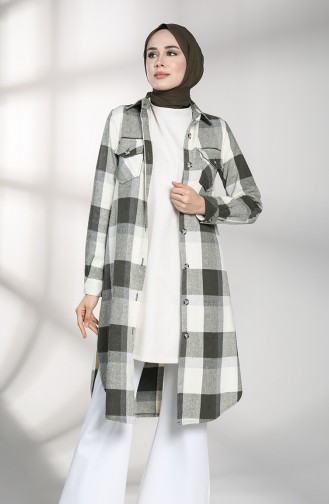 Checkered Tunic 3402-01 Khaki 3402-01