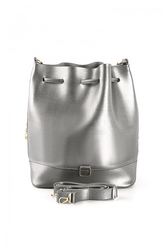 Silver Gray Shoulder Bags 4001GU