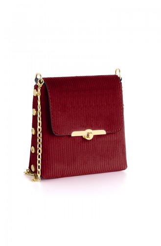 Claret Red Shoulder Bags 4006BO