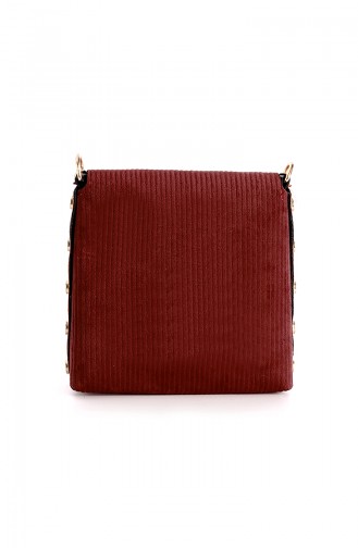 Claret red Shoulder Bag 4006BO