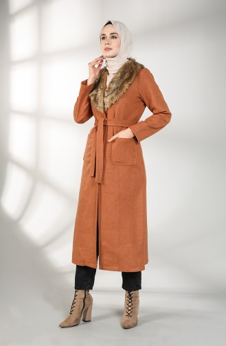 Fur Cachet Coat 5590-02 Tobacco 5590-02