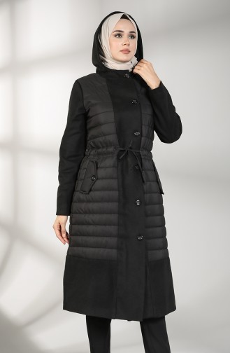 معطف أسود 5159-01