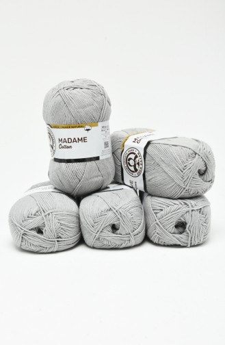 Silver Gray Knitting Yarn 3029-001