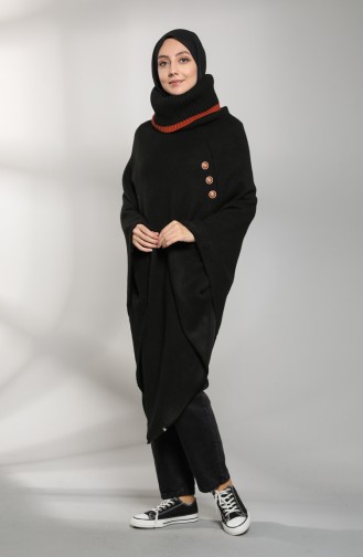 Black Poncho 9K6917700-02