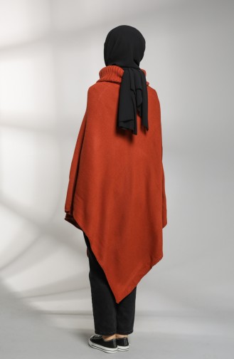 Brick Red Poncho 9K6917700-03