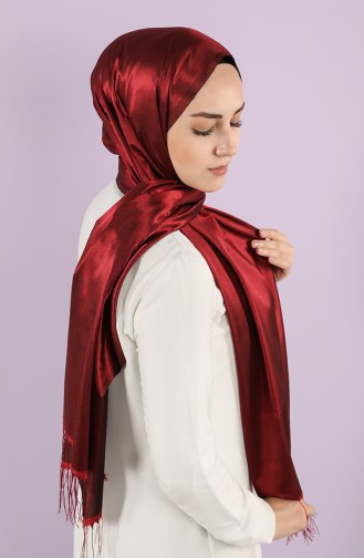 Şantuk Düz Şal 70172-08 Bordo