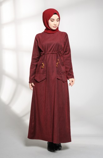 Robe Hijab Bordeaux 21K8182-05
