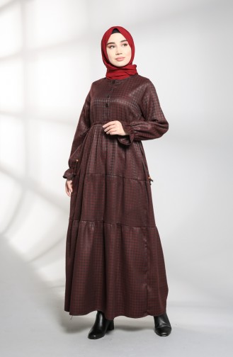 Robe Hijab Bordeaux 21K8188-05