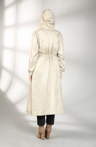 Beige Trench Coats Models 2051-01