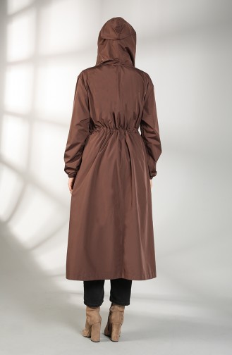 Brown Trench Coats Models 2051-02