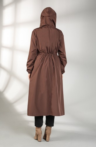 Trench Coat Couleur Brun 2051-02