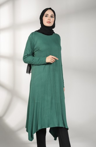 Basic Uzun Tunik 1401-02 Yeşil