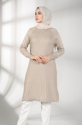 Knitwear Tunic 4216-03 Coffee with Milk 4216-03