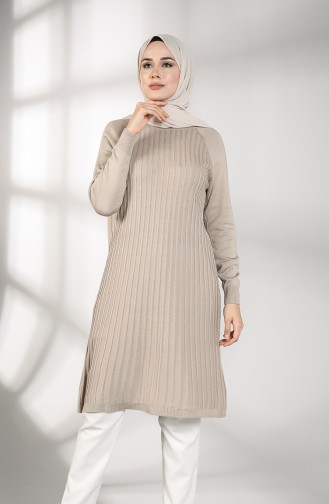 Knitwear Tunic 4216-03 Coffee with Milk 4216-03